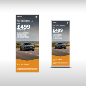 Lepas L8 Q4 HP Offer - £499 - Roller Banner